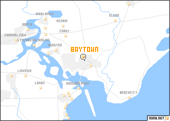 map of Baytown