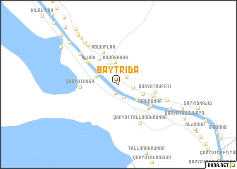 map of Bayt Riḑāʼ