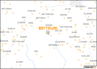 map of Bayt Rijāl