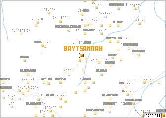 map of Bayt Samnah