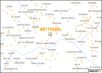 map of Bayt Suqal