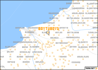 map of Bayt ‘Ubayd