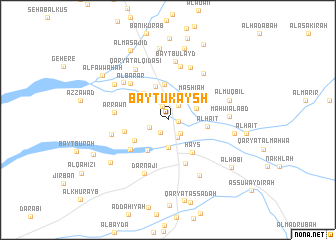 map of Bayt ‘Ukaysh