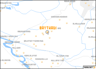 map of Bayt Wādī