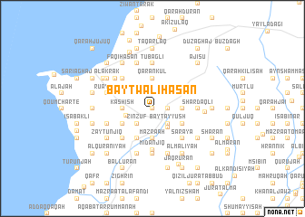 map of Bayt Wālī Ḩasan