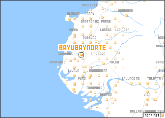 map of Bayubay Norte