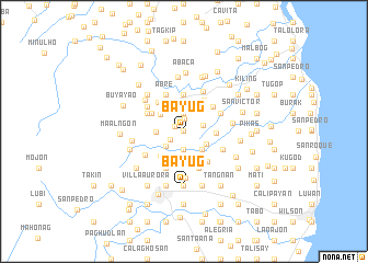 map of Bayug