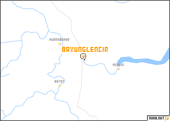 map of Bayunglencir