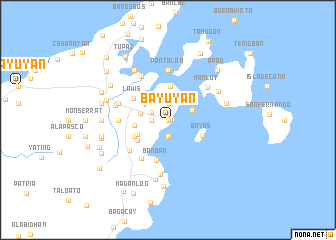 map of Bayuyan