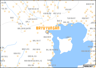 map of Bayuyuñgan