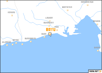 map of Bayu