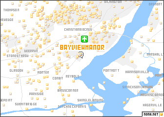 map of Bayview Manor