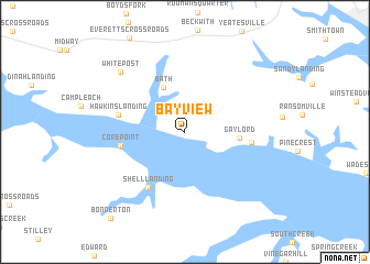 map of Bayview