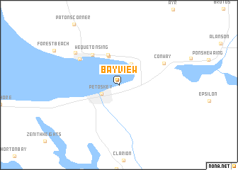 map of Bay View