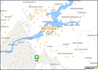 map of Bayview