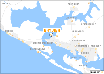 map of Bayview