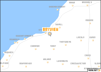 map of Bay View