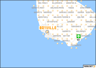 map of Bayville