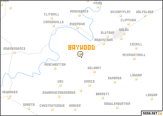 map of Baywood
