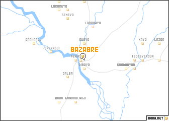 map of Bazabré