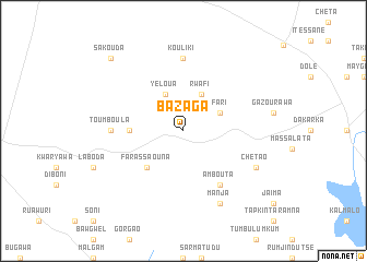 map of Bazaga