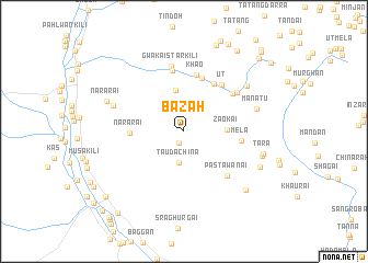 map of Bāzah