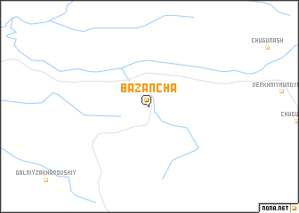 map of Bazancha