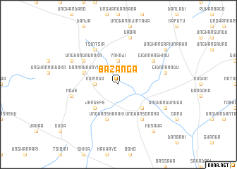 map of Bazanga