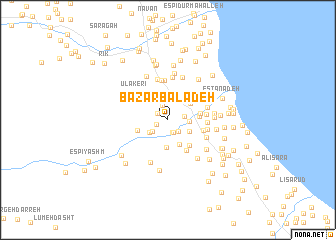 map of Bāzār Bālā Deh