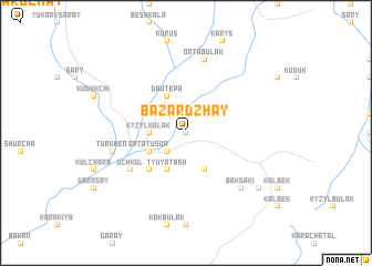 map of Bazardzhay