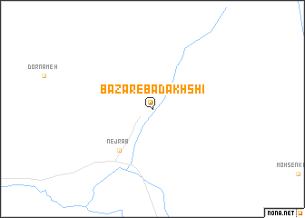 map of Bāzār-e Badakhshi