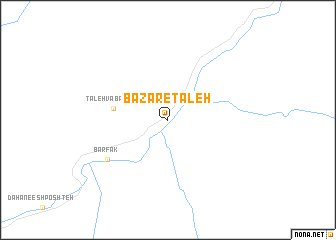 map of Bāzār-e Tāleh