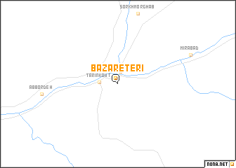 map of Bāzār-e Terī