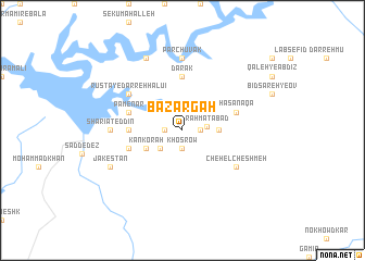 map of Bāzārgah