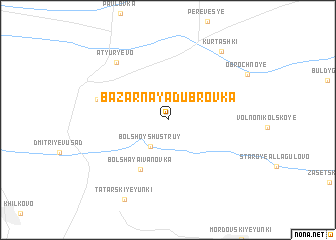 map of Bazarnaya Dubrovka