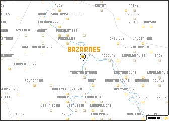 map of Bazarnes