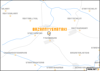 map of Bazarnyye Mataki