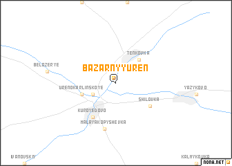 map of Bazarnyy Uren\