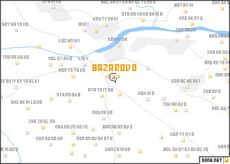 map of Bazarovo