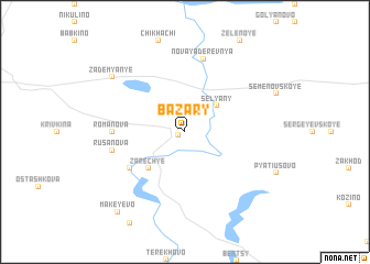 map of Bazary