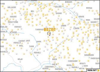 map of Bāzār