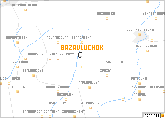 map of Bazavluchok