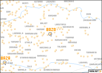 map of Bāza