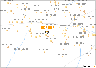 map of Bāz Boz