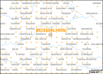 map of Bāze Goālkāndi