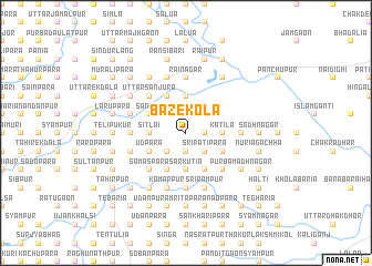 map of Bāze Kola
