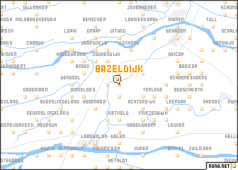 map of Bazeldijk