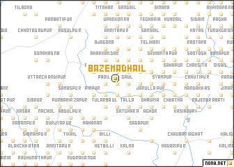 map of Bāze Mādhail