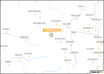 map of Bazernik