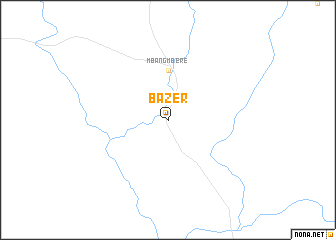 map of Bazer